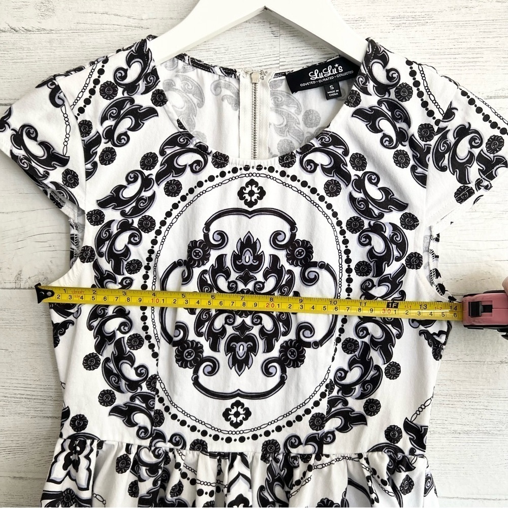Lulu’s Royal Luxe Skater Dress - Picture 7 of 12